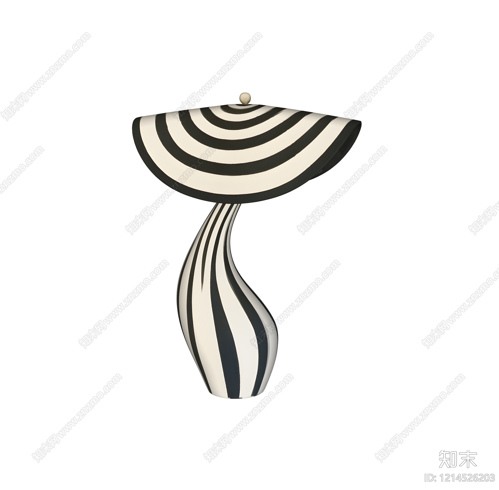 波普艺术台灯SU模型下载【ID:1214526203】