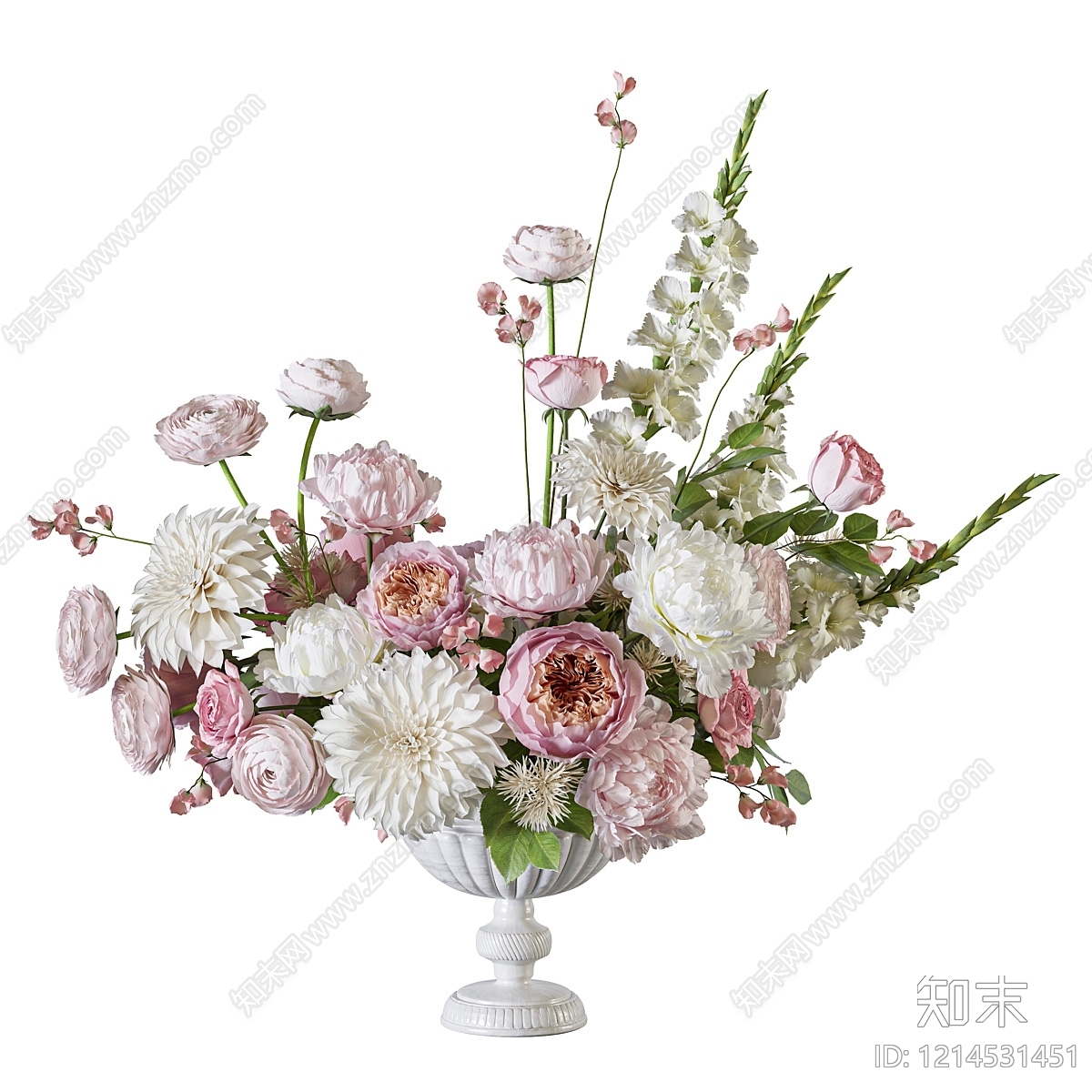 法式花艺3D模型下载【ID:1214531451】