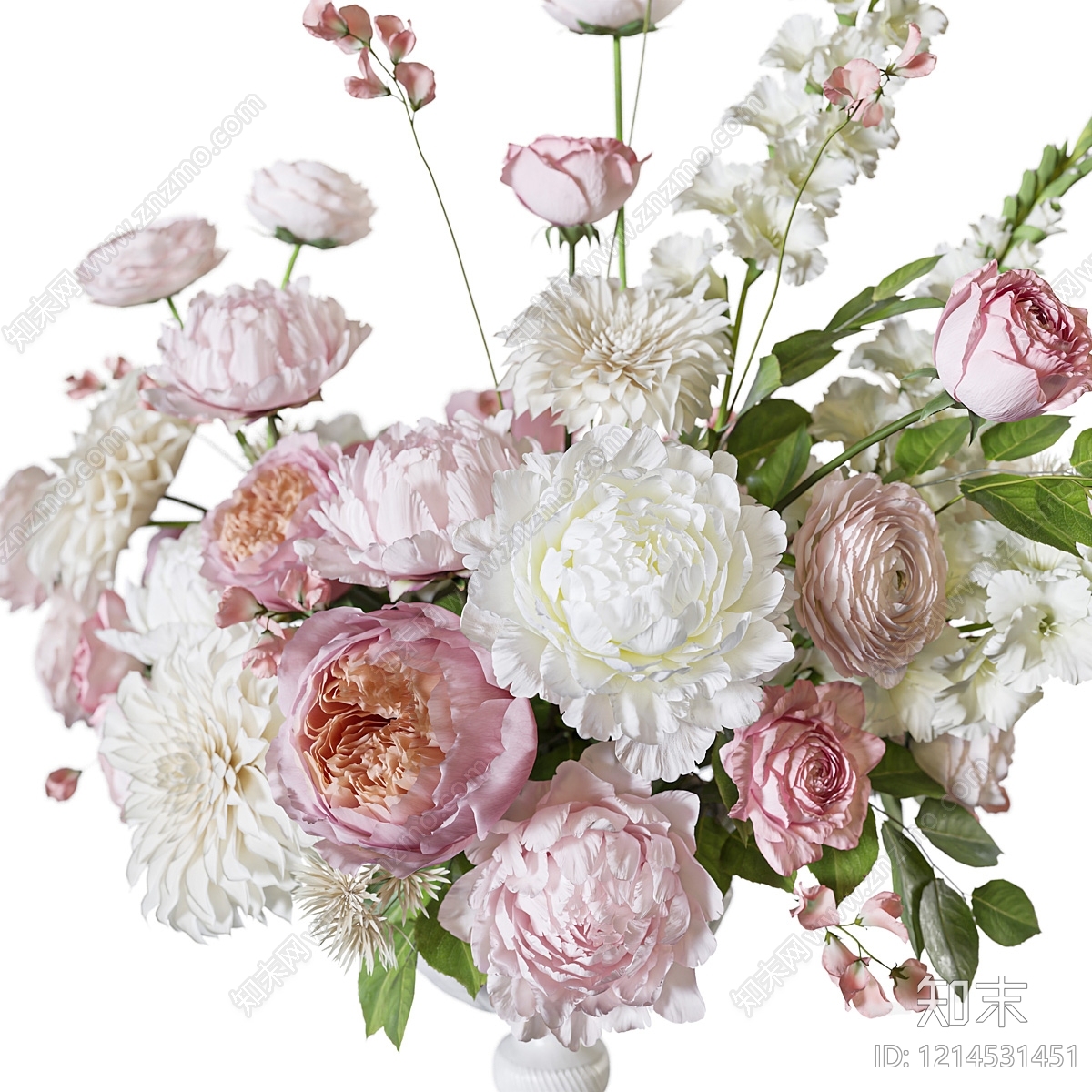 法式花艺3D模型下载【ID:1214531451】