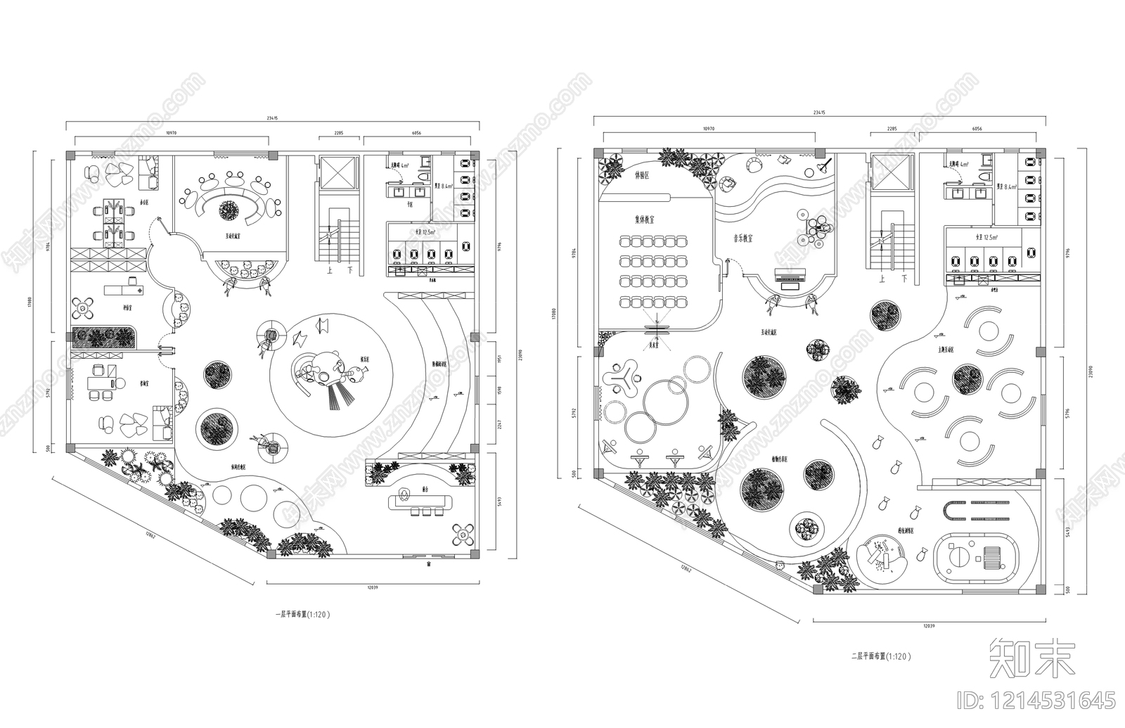现代医院施工图下载【ID:1214531645】