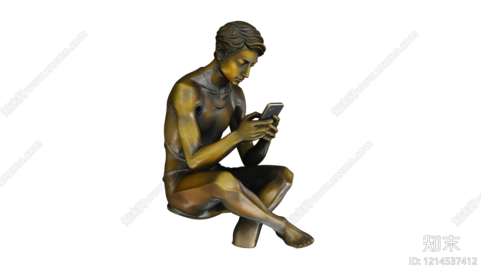 新古典主义雕塑摆件SU模型下载【ID:1214537412】