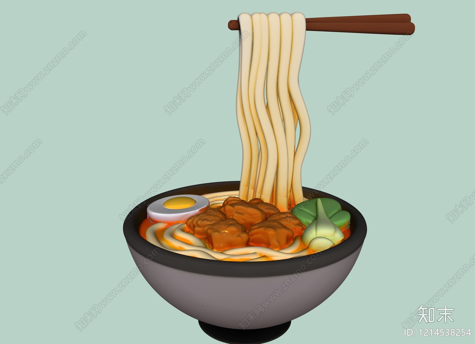 卡通渲染餐具SU模型下载【ID:1214538254】
