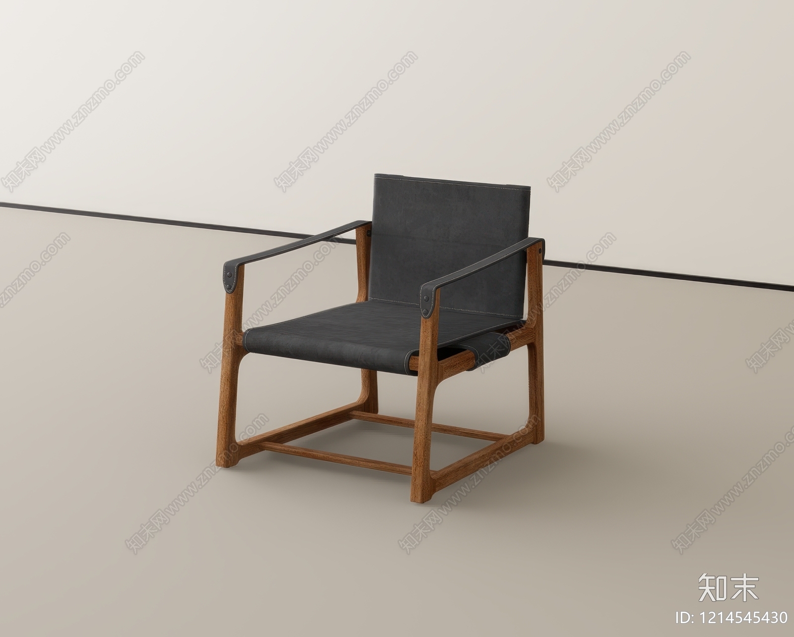 现代简约休闲椅SU模型下载【ID:1214545430】