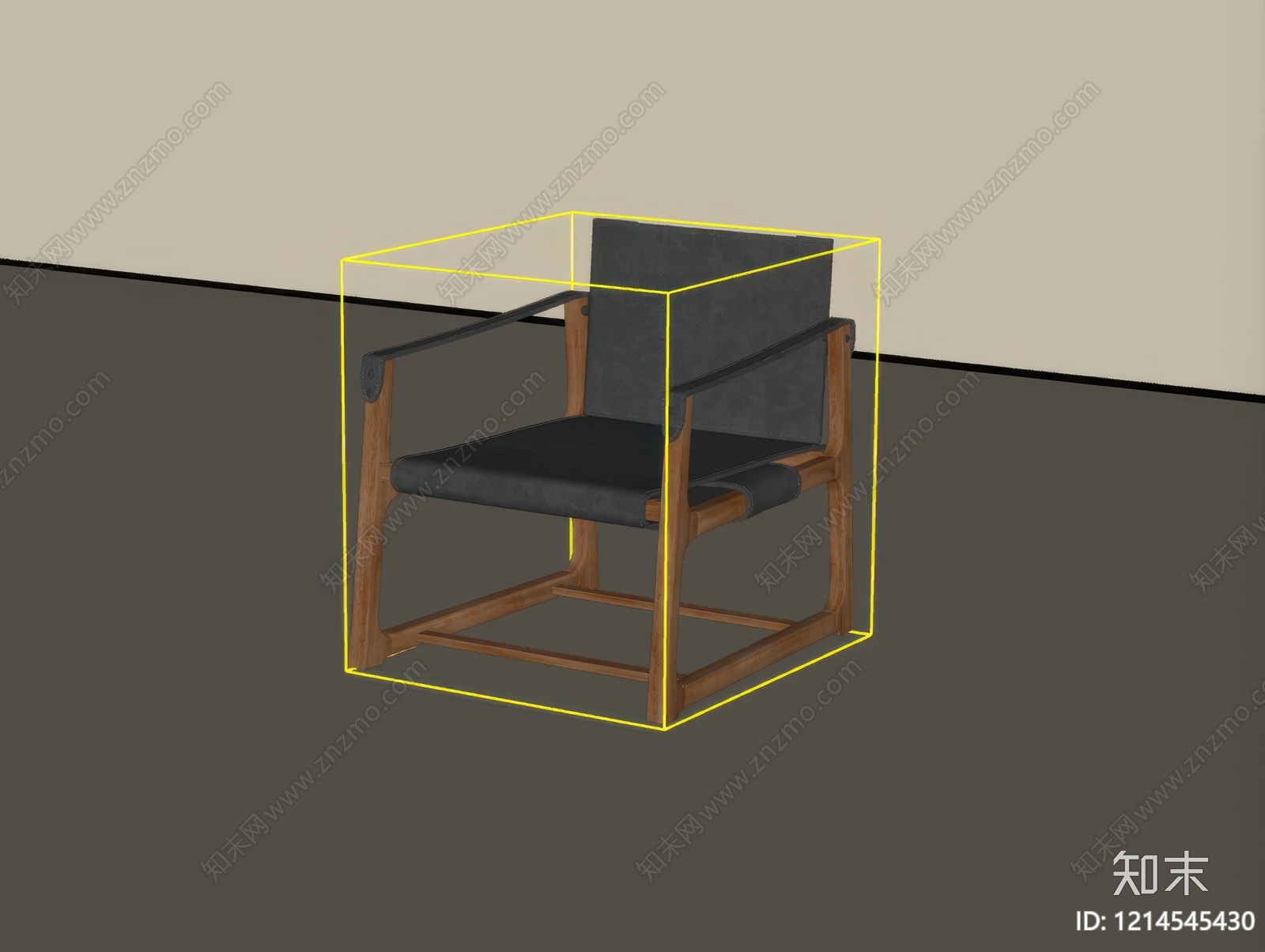现代简约休闲椅SU模型下载【ID:1214545430】