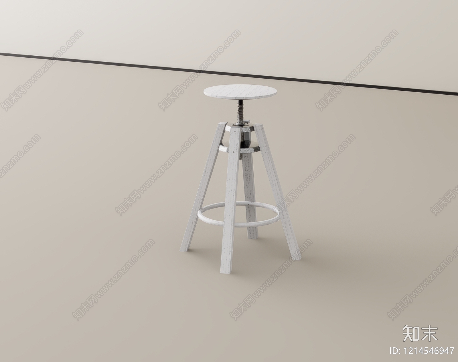 现代吧凳SU模型下载【ID:1214546947】