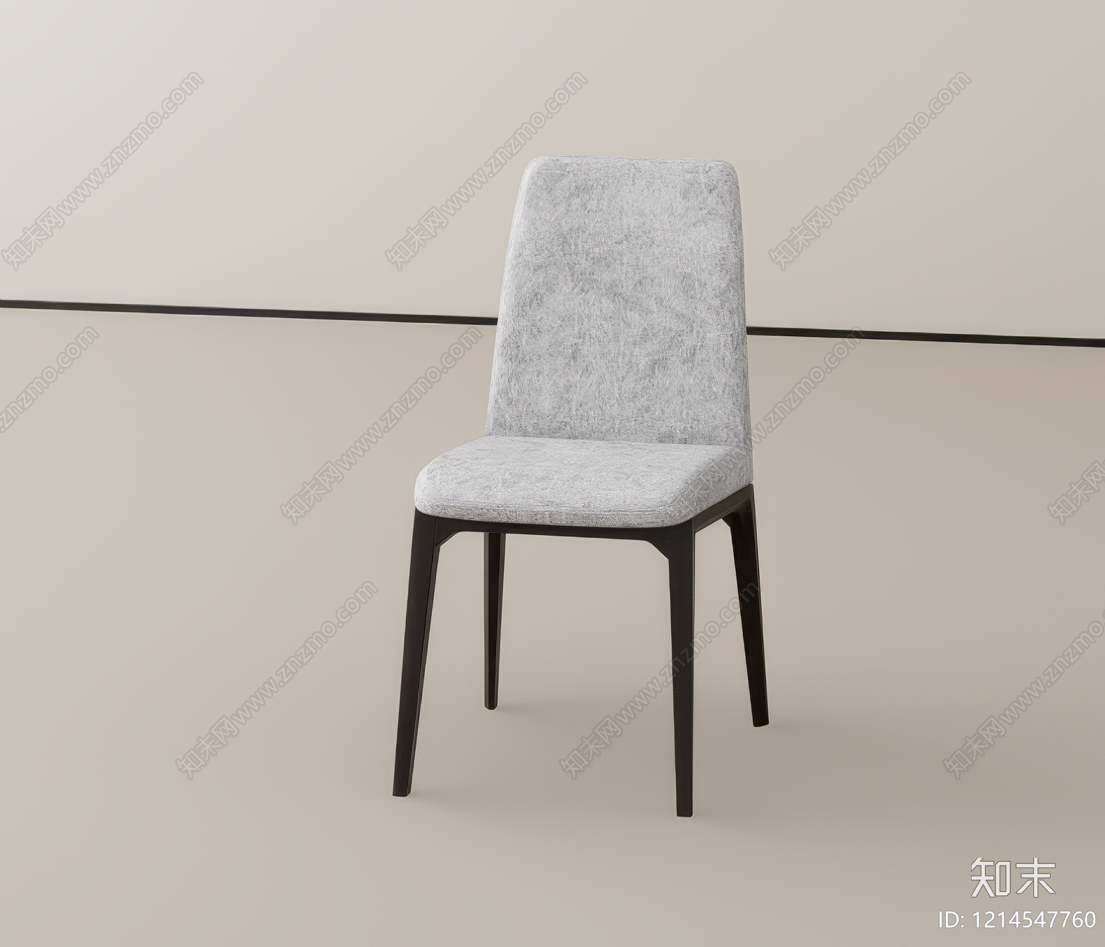 现代简约餐椅SU模型下载【ID:1214547760】