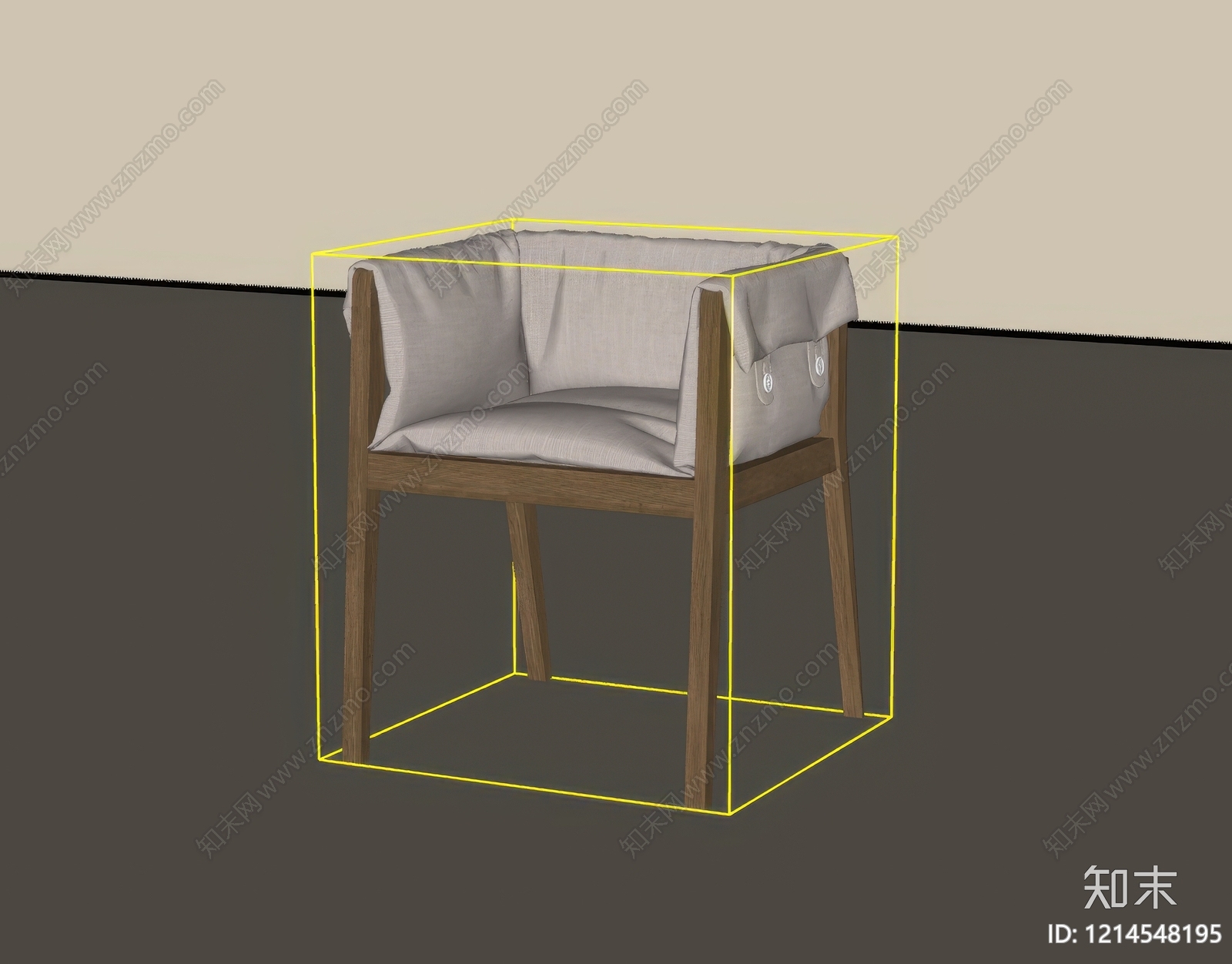 现代餐椅SU模型下载【ID:1214548195】