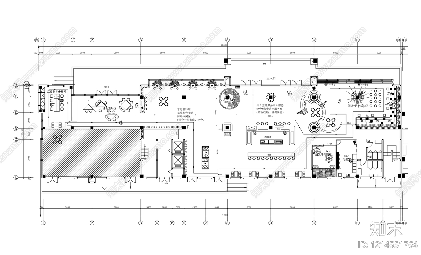 现代服务中心施工图下载【ID:1214551764】