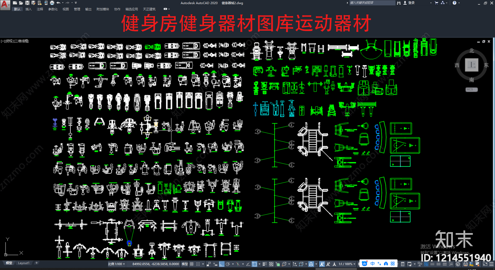 现代运动器材施工图下载【ID:1214551940】