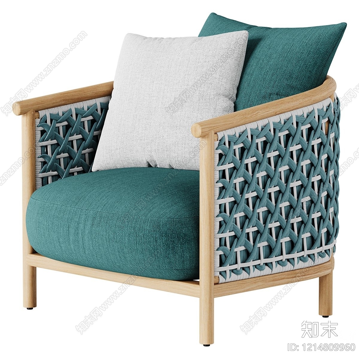 北欧单人沙发3D模型下载【ID:1214809960】