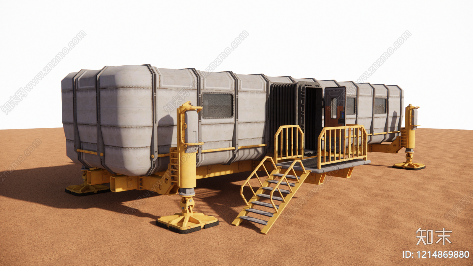 科幻工业风其他公共建筑SU模型下载【ID:1214869880】