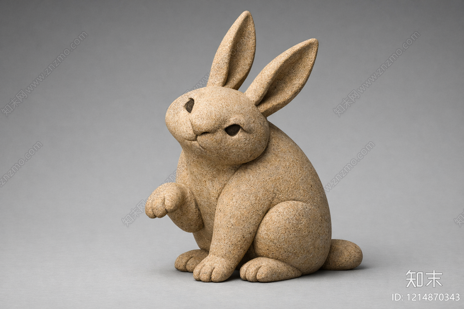 日式雕塑摆件SU模型下载【ID:1214870343】