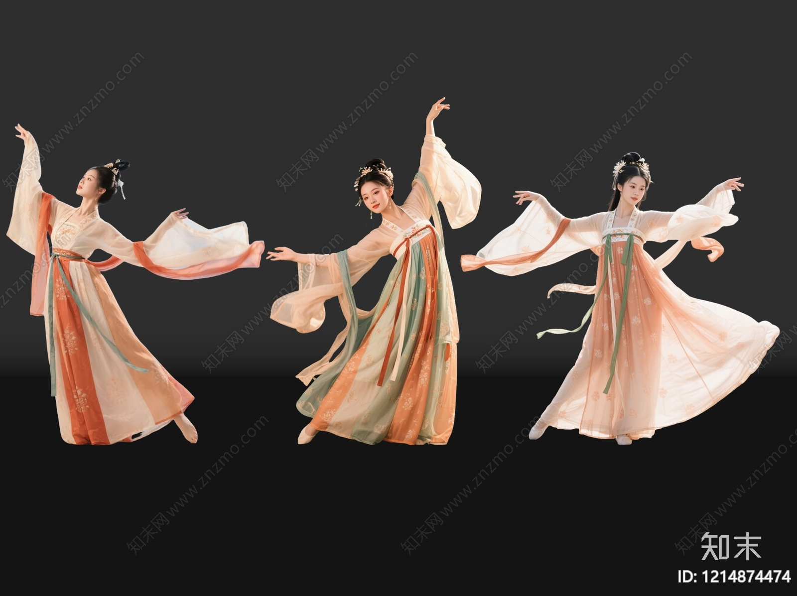 新中式多人SU模型下载【ID:1214874474】