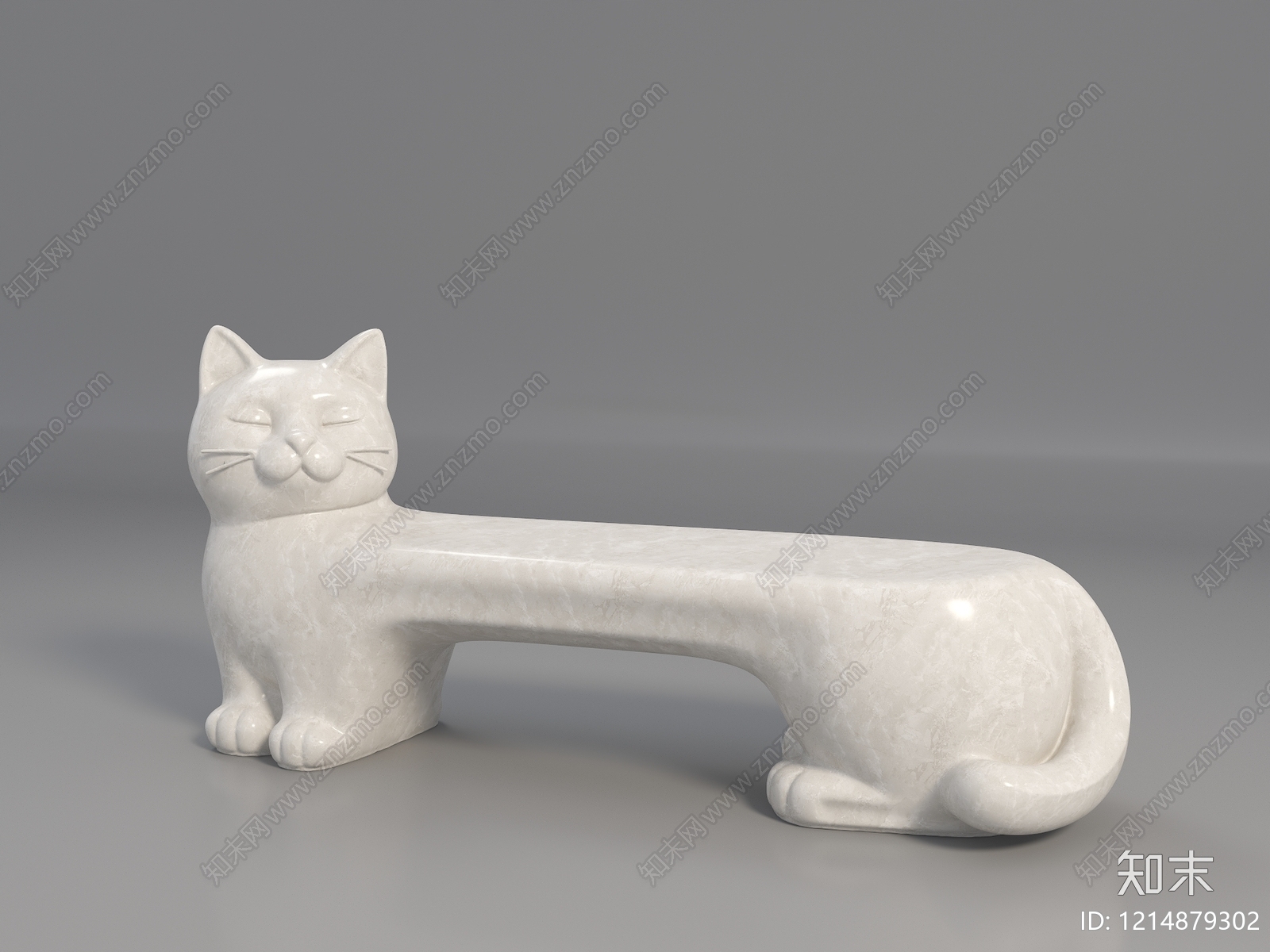 现代极简其他凳子3D模型下载【ID:1214879302】