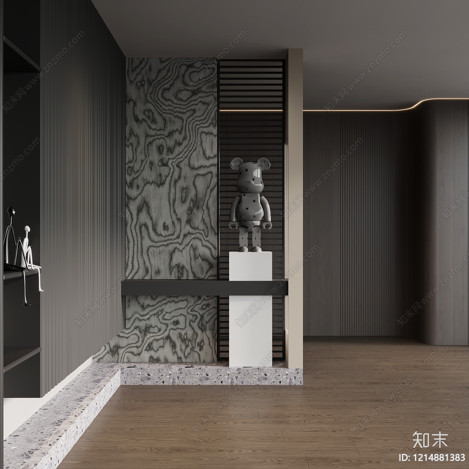 现代玄关SU模型下载【ID:1214881383】