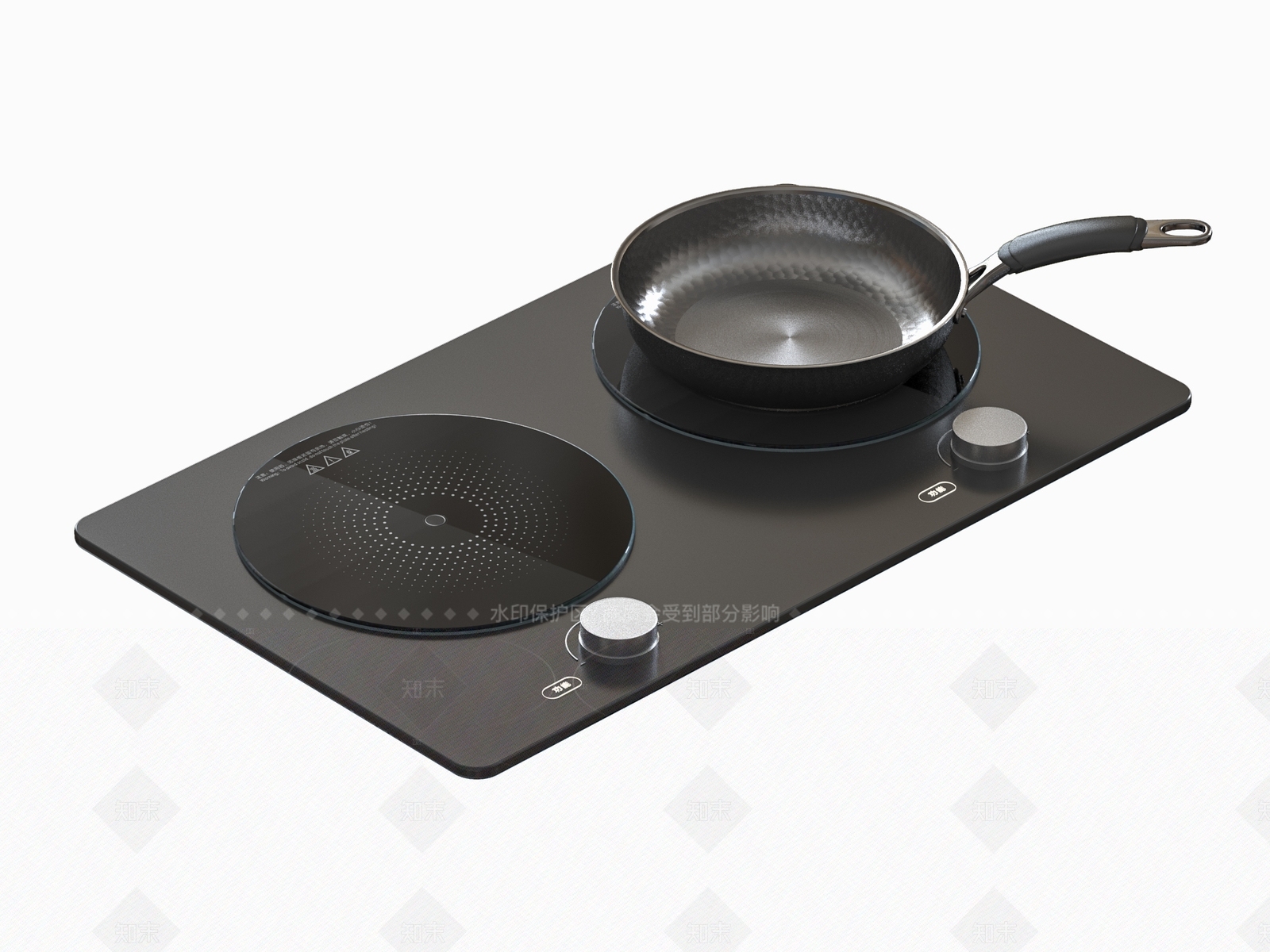 现代简约电磁炉SU模型下载【ID:1214884394】