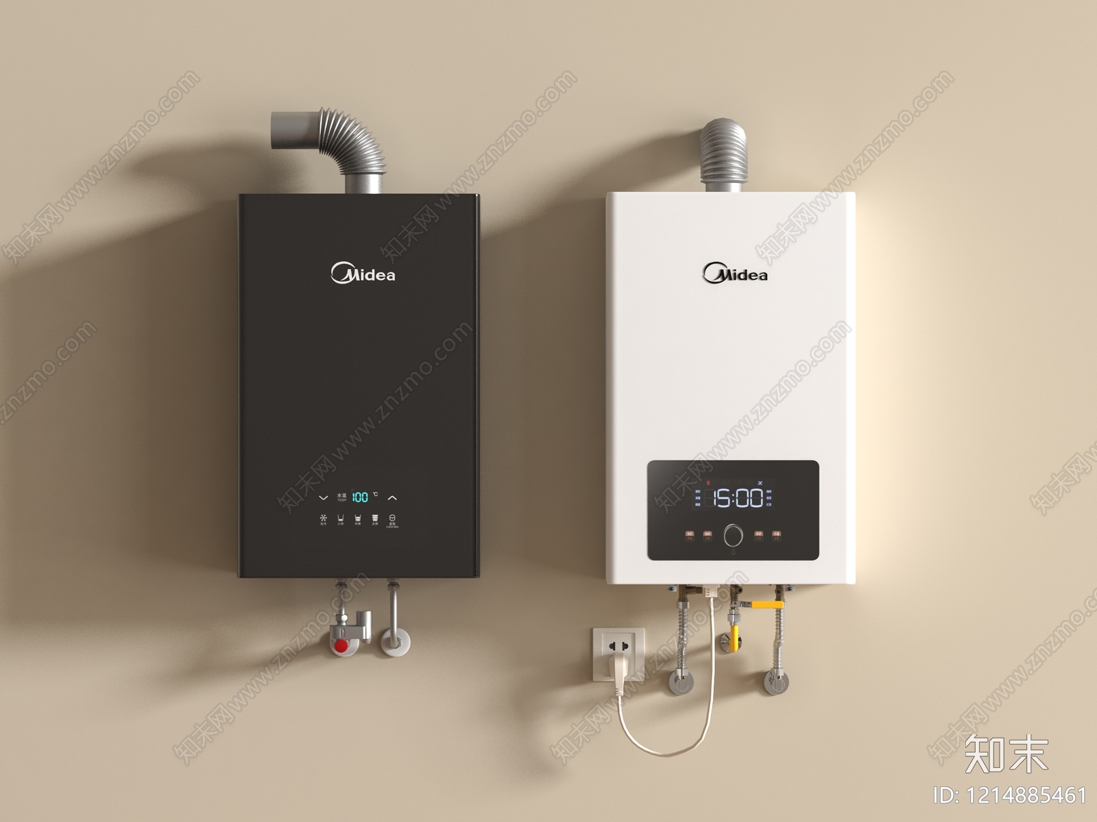 现代简约热水器3D模型下载【ID:1214885461】