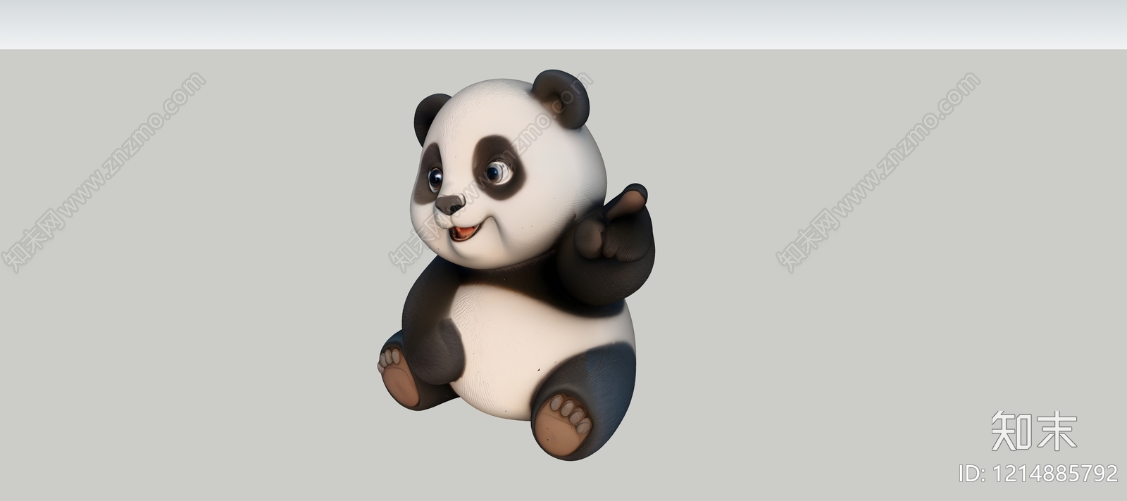 卡通风格虚拟人物SU模型下载【ID:1214885792】