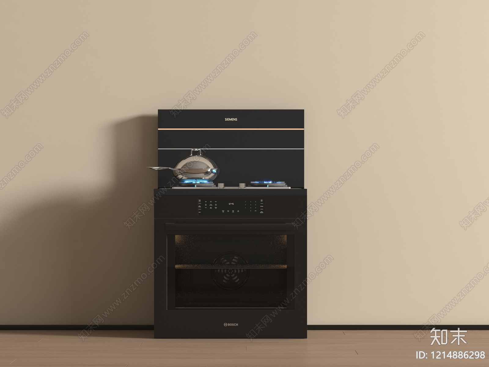 现代简约灶台SU模型下载【ID:1214886298】