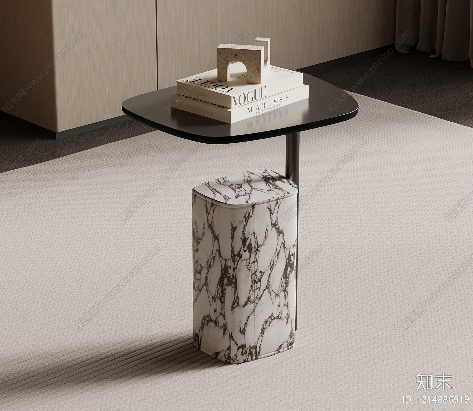 现代简约边几SU模型下载【ID:1214886919】