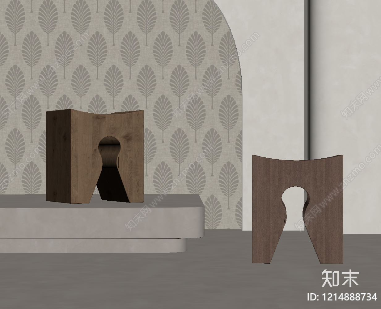 现代其他凳子SU模型下载【ID:1214888734】