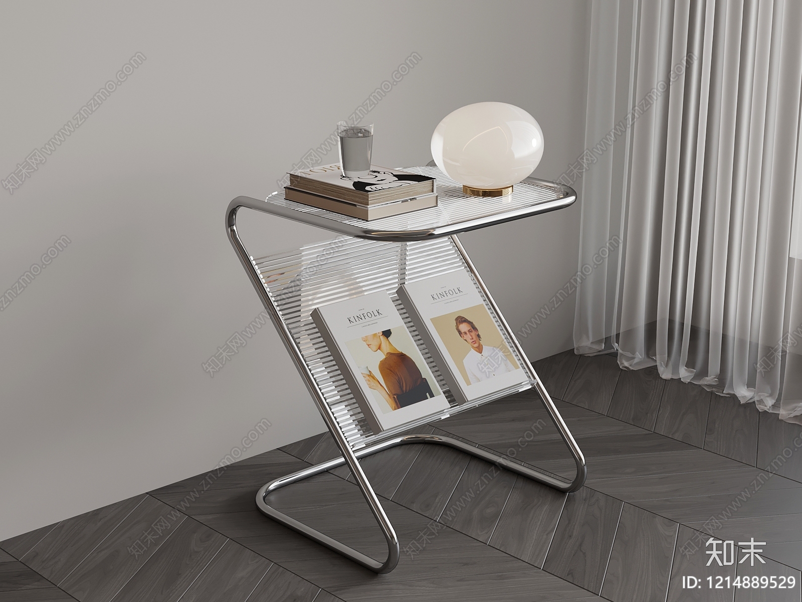 现代简约边几3D模型下载【ID:1214889529】