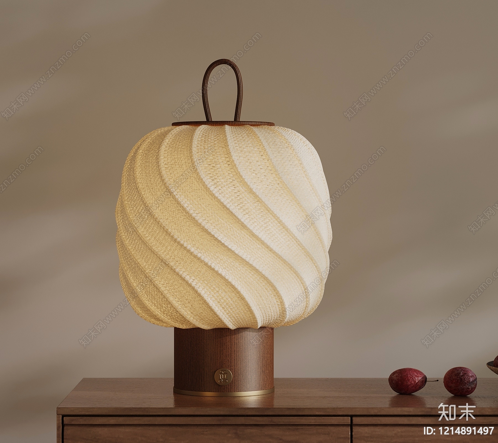 新中式灯具组合3D模型下载【ID:1214891497】