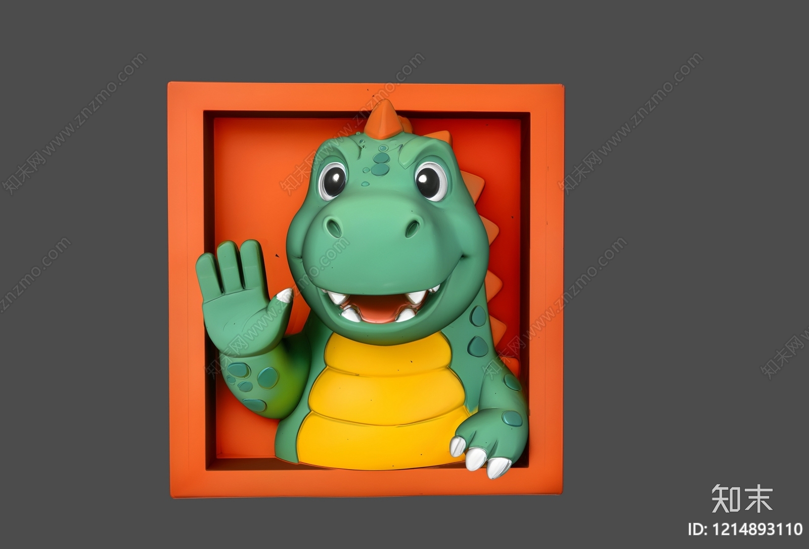 卡通风格儿童挂画3D模型下载【ID:1214893110】