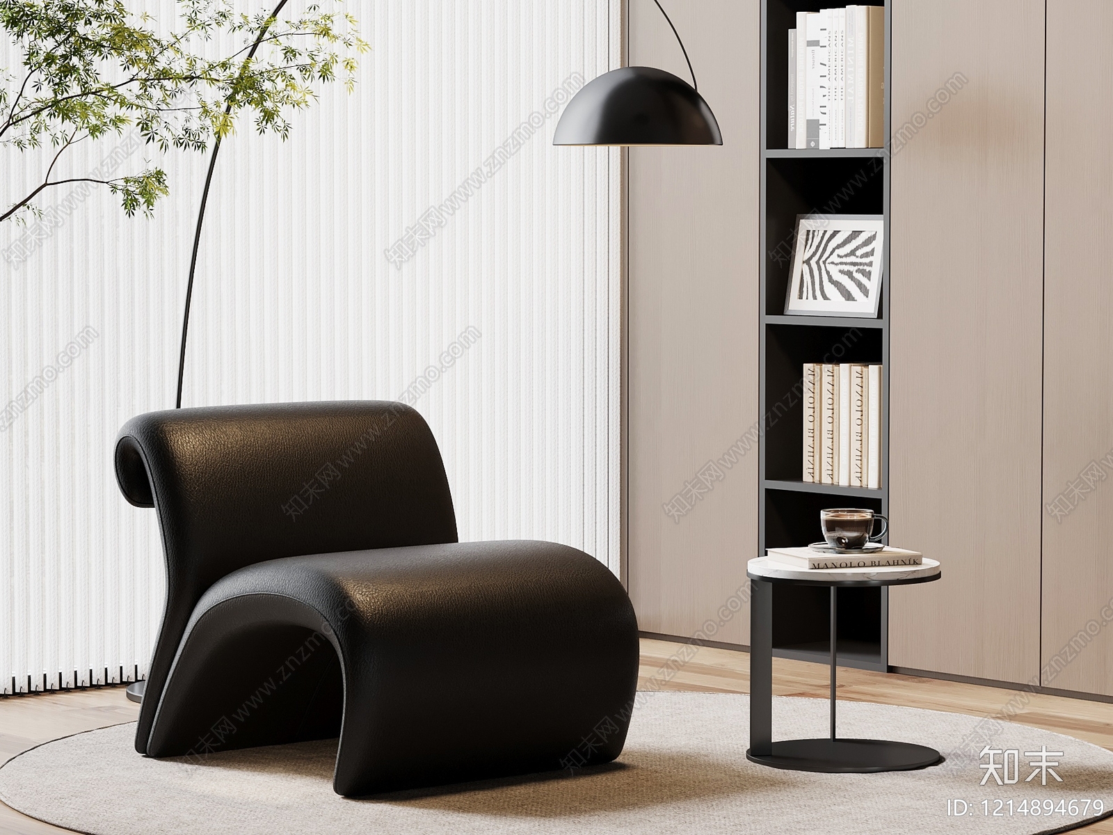 极简单人沙发3D模型下载【ID:1214894679】