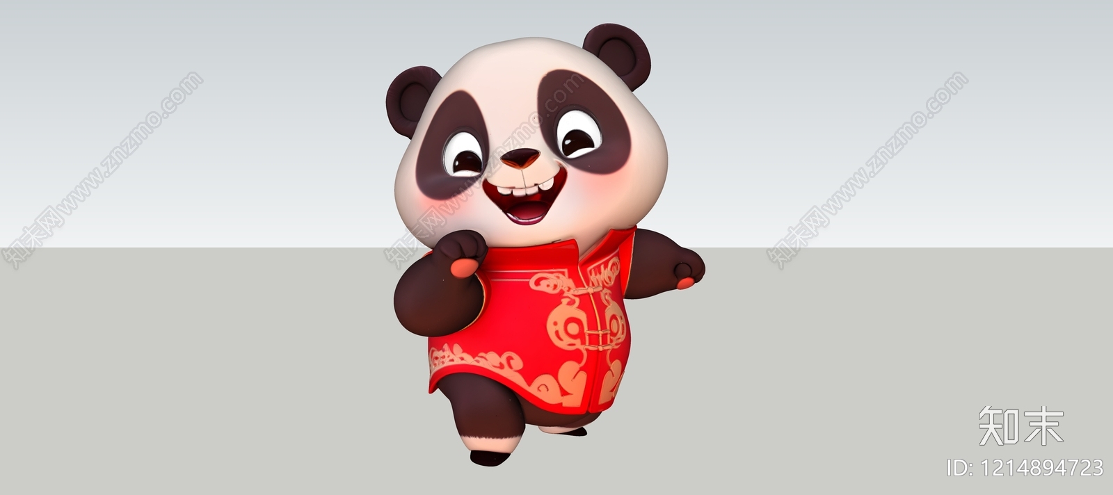 新中式虚拟人物SU模型下载【ID:1214894723】