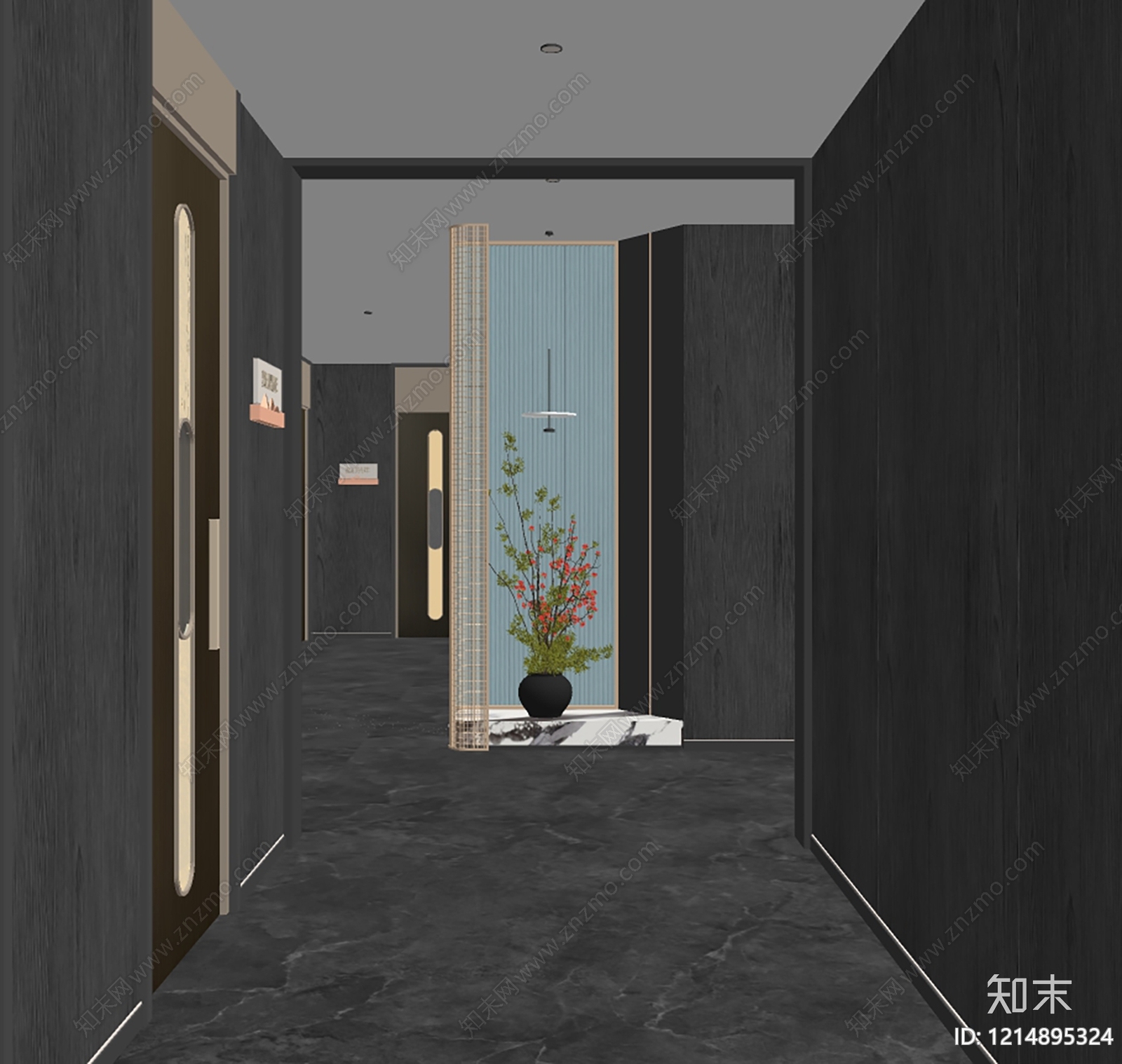 新中式其他休闲娱乐空间SU模型下载【ID:1214895324】