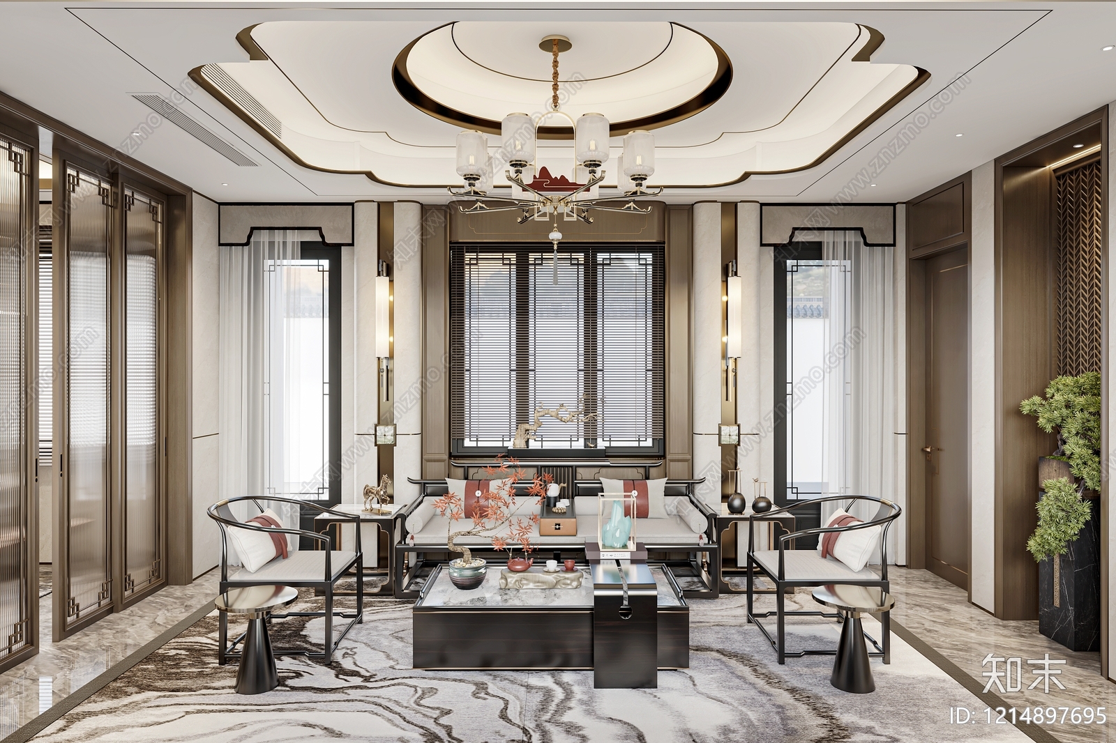 新中式中式民宿下载【ID:1214897695】