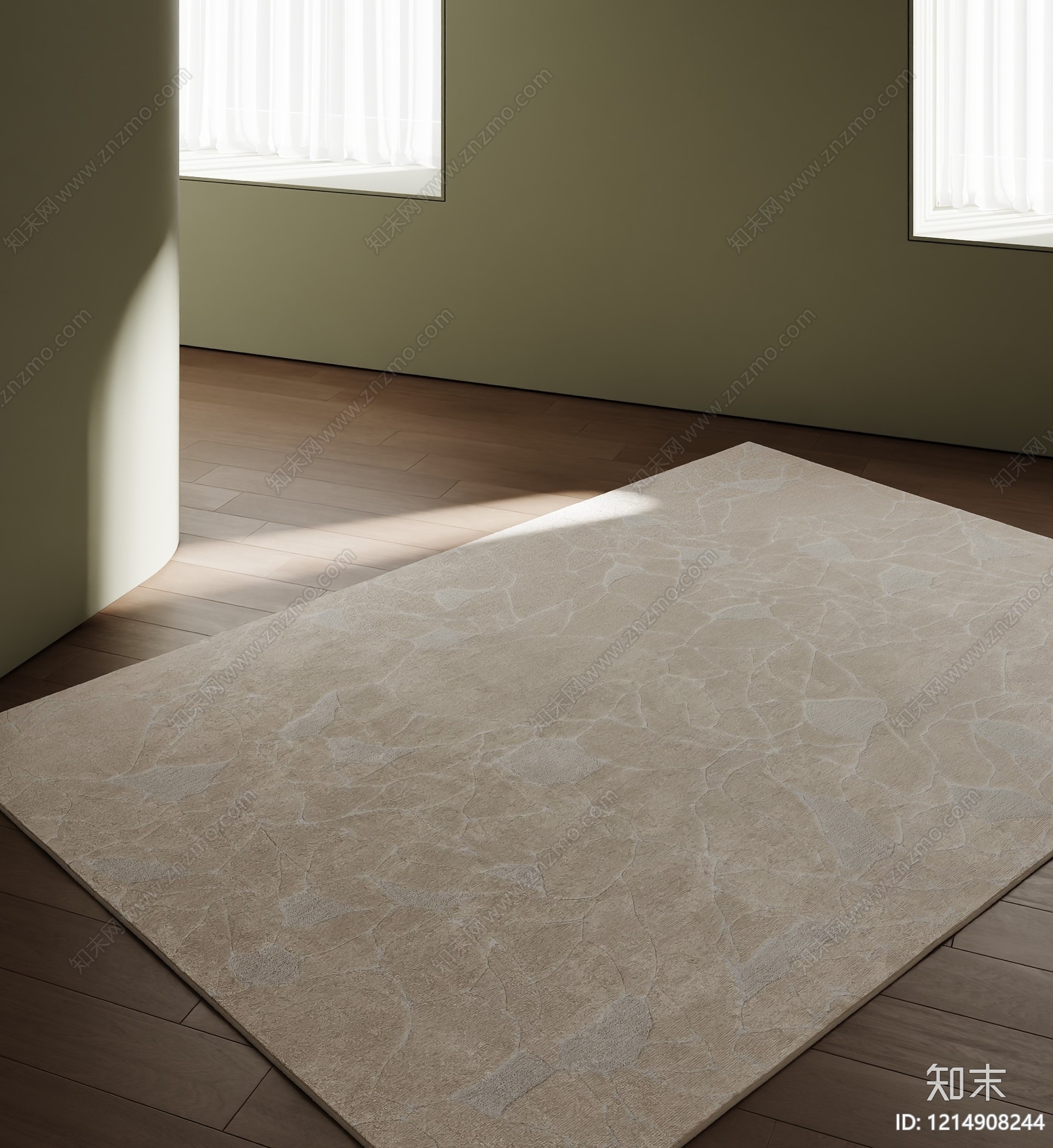 极简地毯3D模型下载【ID:1214908244】