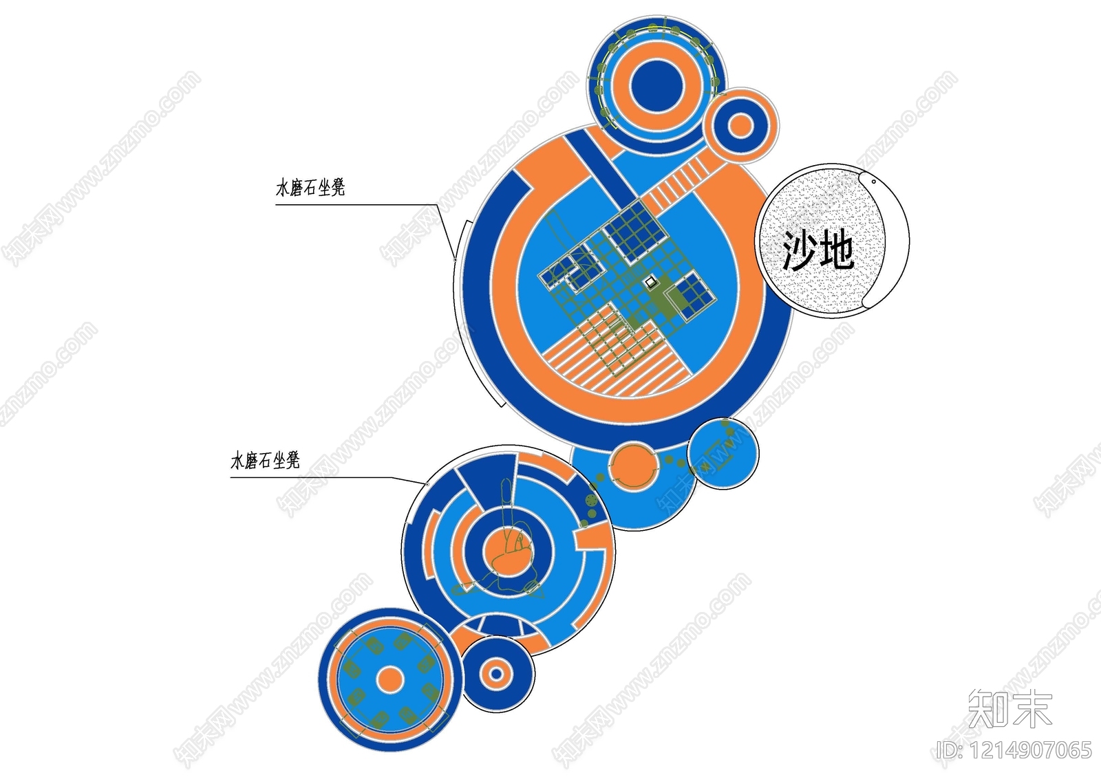 社区儿童区施工图下载【ID:1214907065】