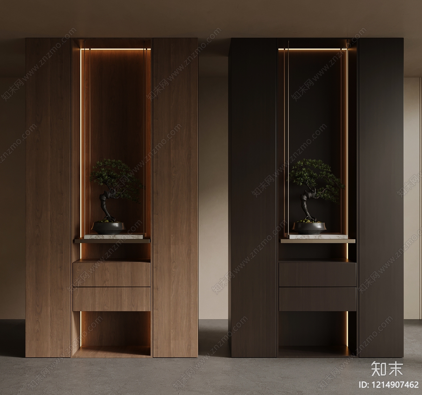 现代玄关SU模型下载【ID:1214907462】