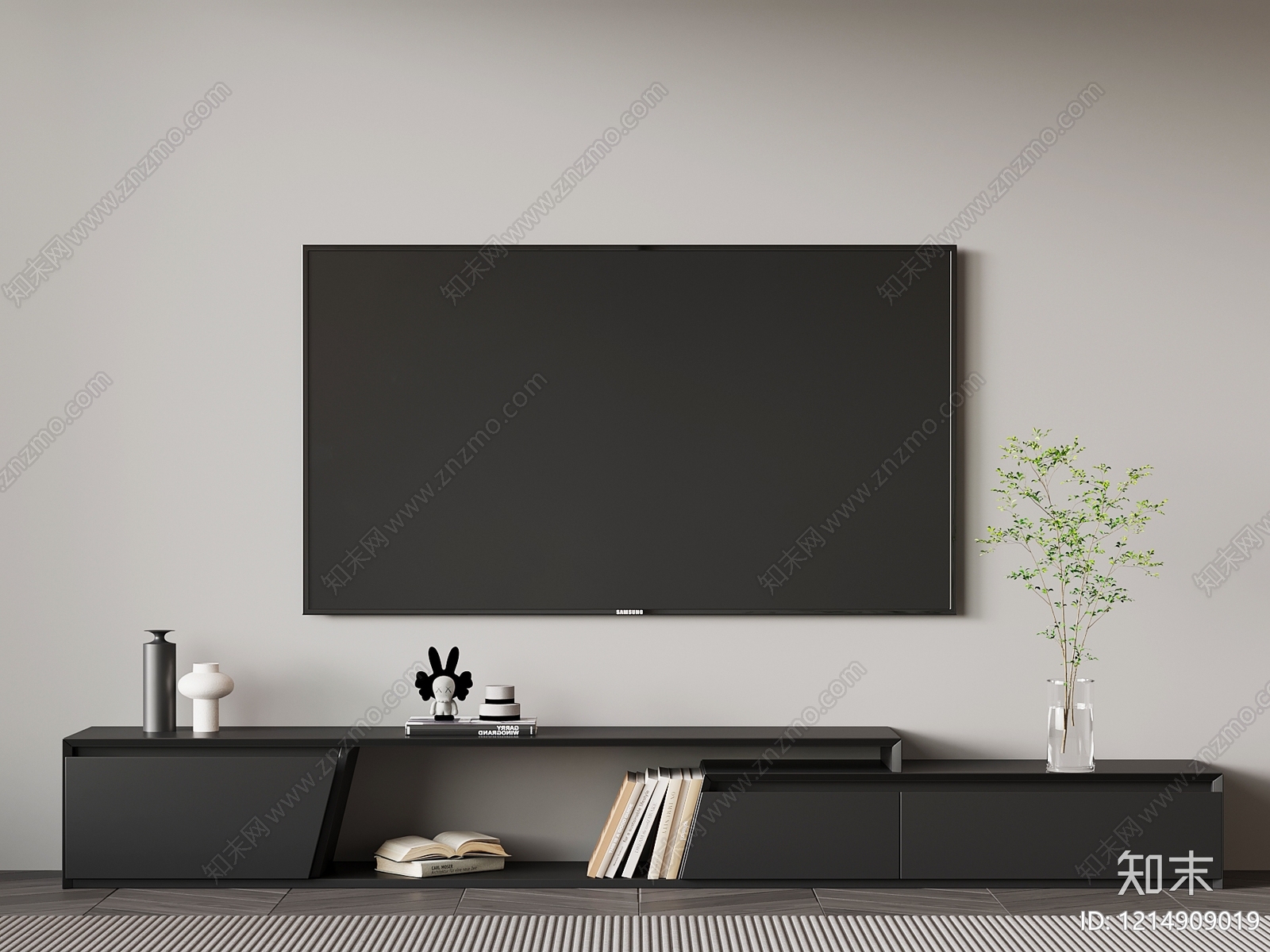 极简储物柜3D模型下载【ID:1214909019】