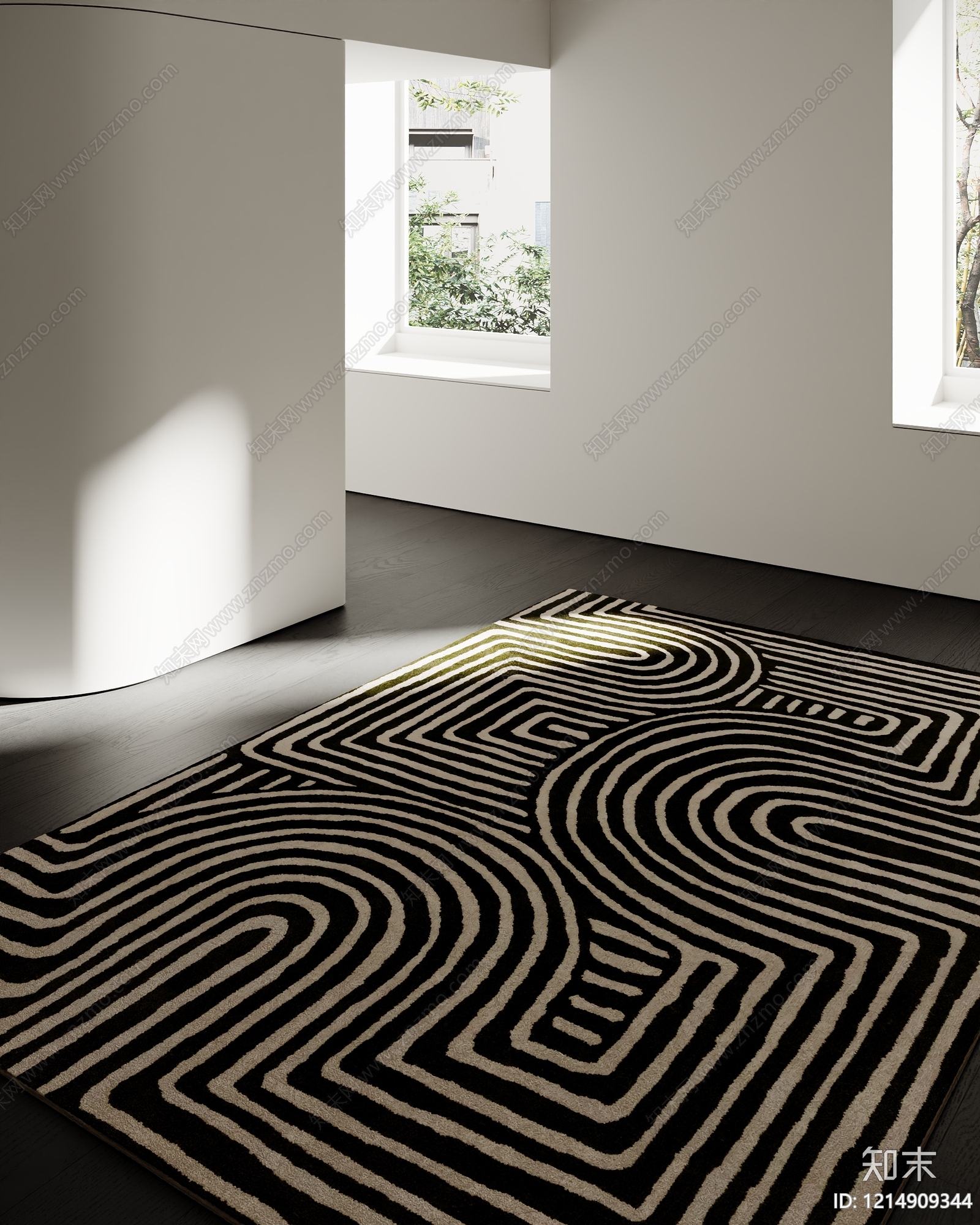 极简儿童地毯3D模型下载【ID:1214909344】