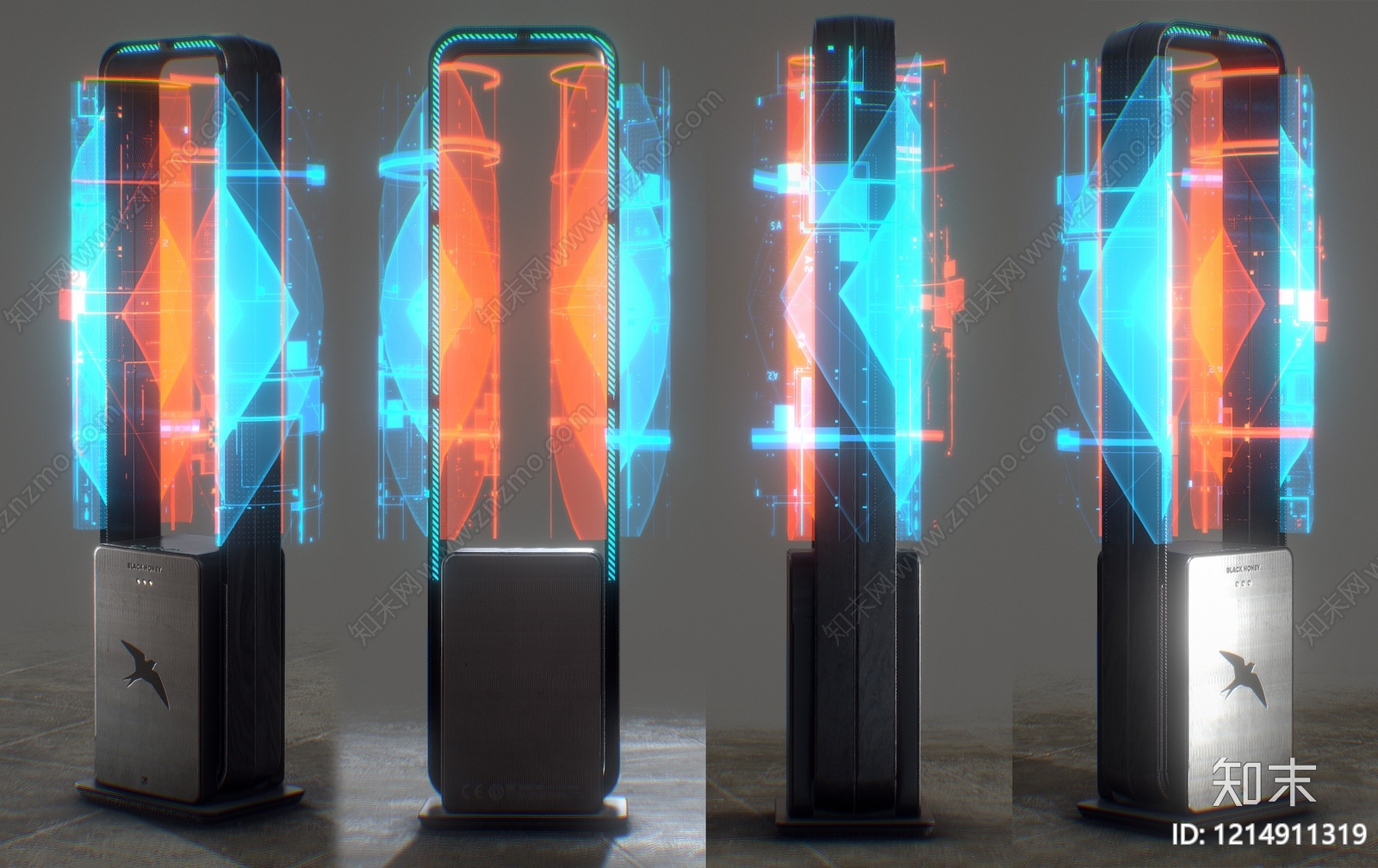 赛博朋克取暖器3D模型下载【ID:1214911319】