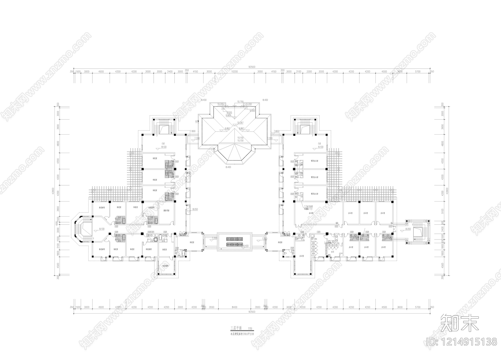 欧式其他公共建筑cad施工图下载【ID:1214915138】