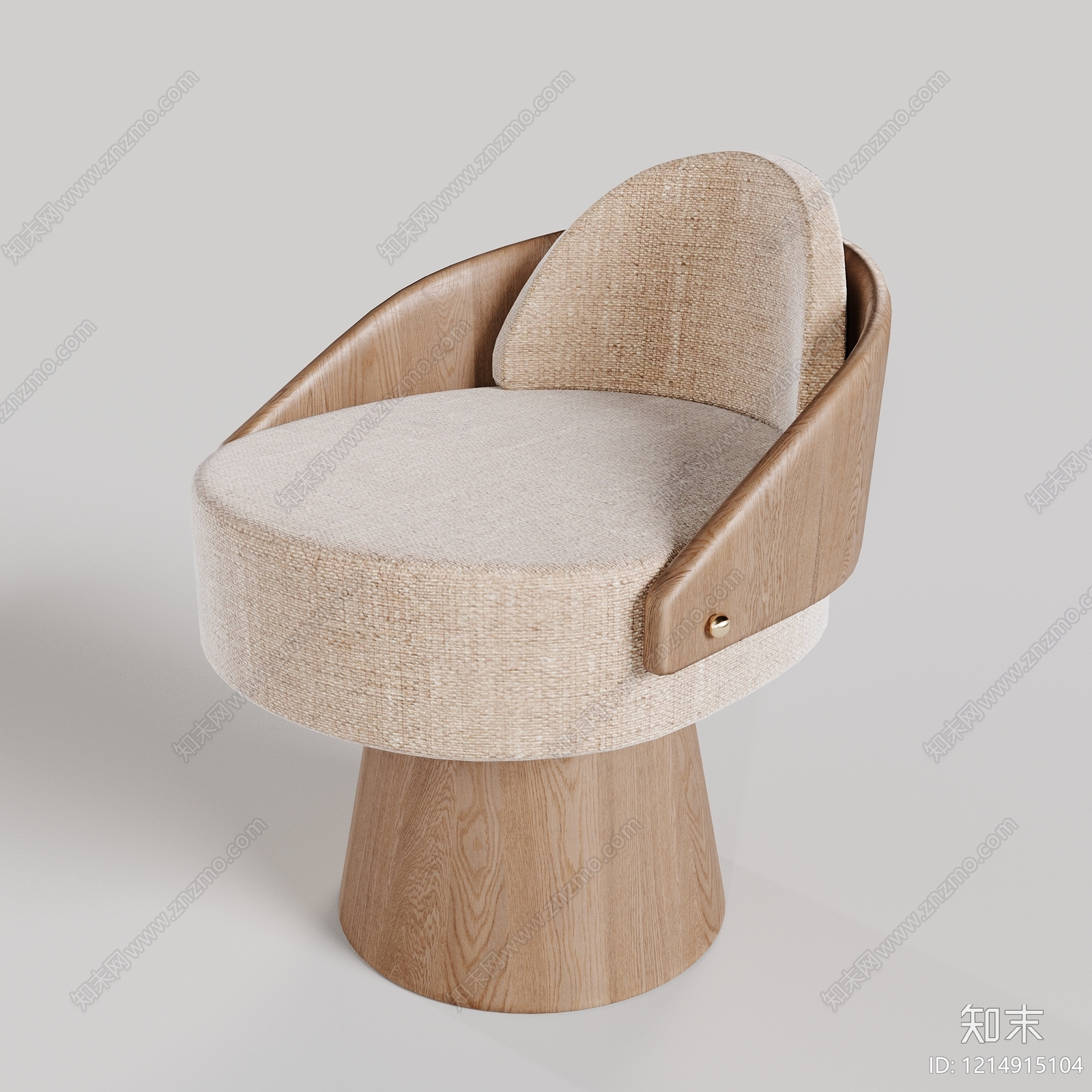 原木风休闲椅3D模型下载【ID:1214915104】