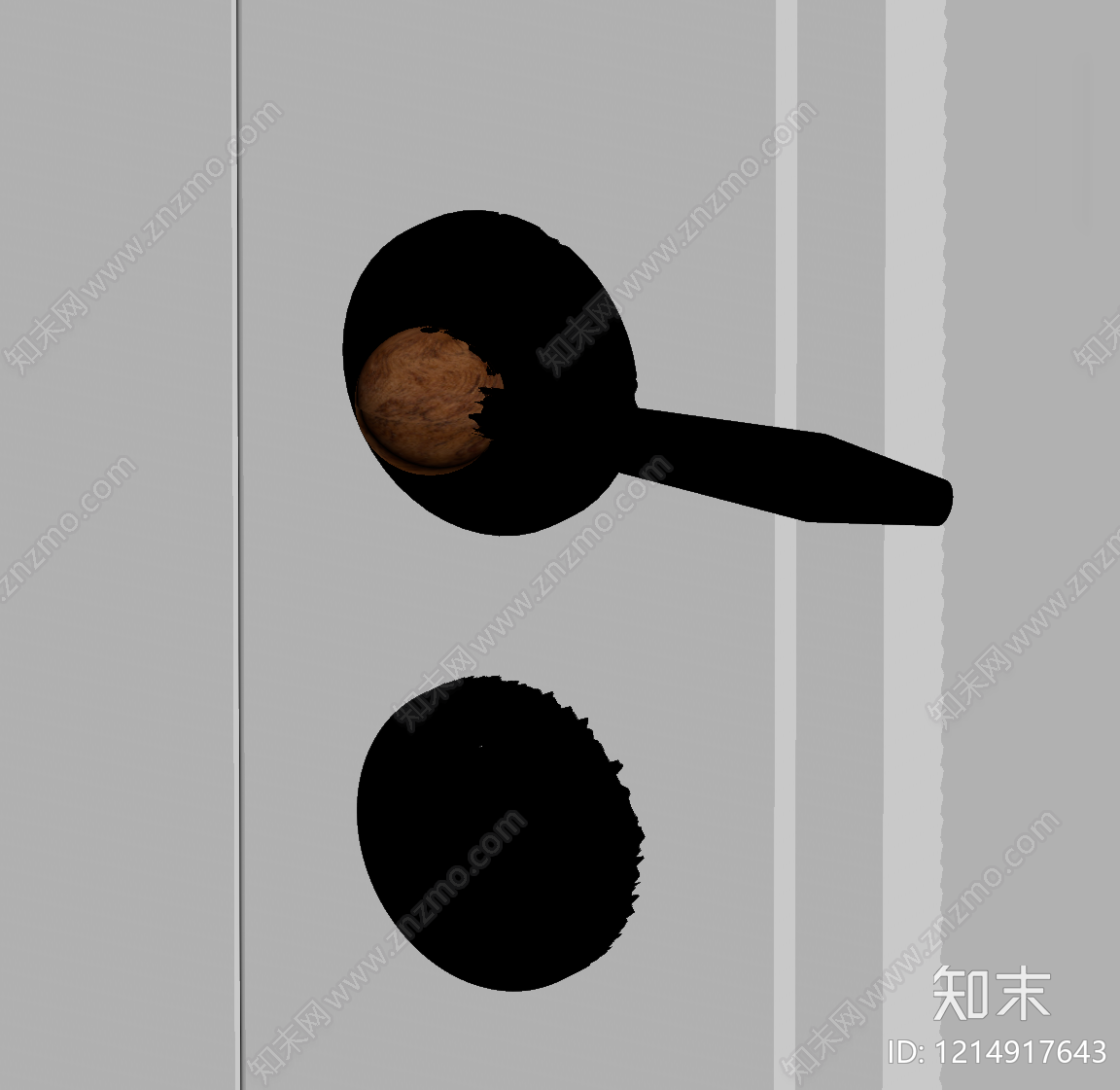 现代门把手SU模型下载【ID:1214917643】