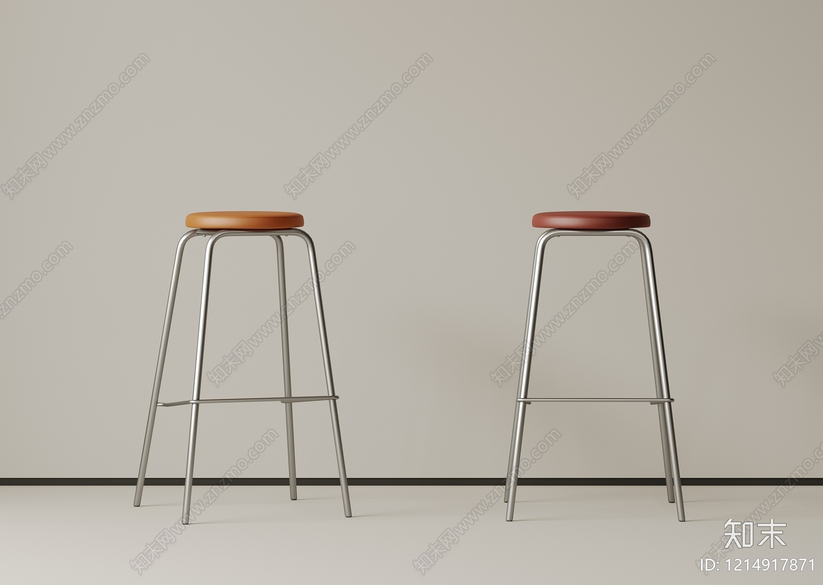 极简吧凳3D模型下载【ID:1214917871】