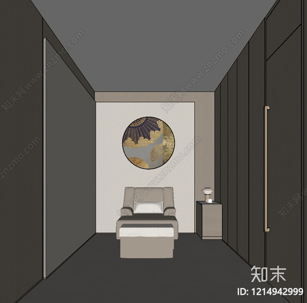 现代会所SU模型下载【ID:1214942999】