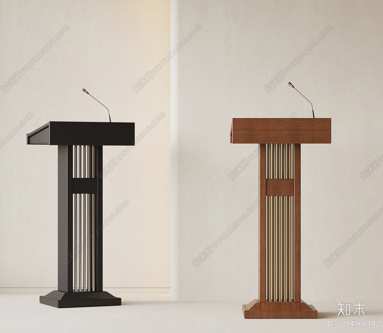 现代简约讲台3D模型下载【ID:1214966182】