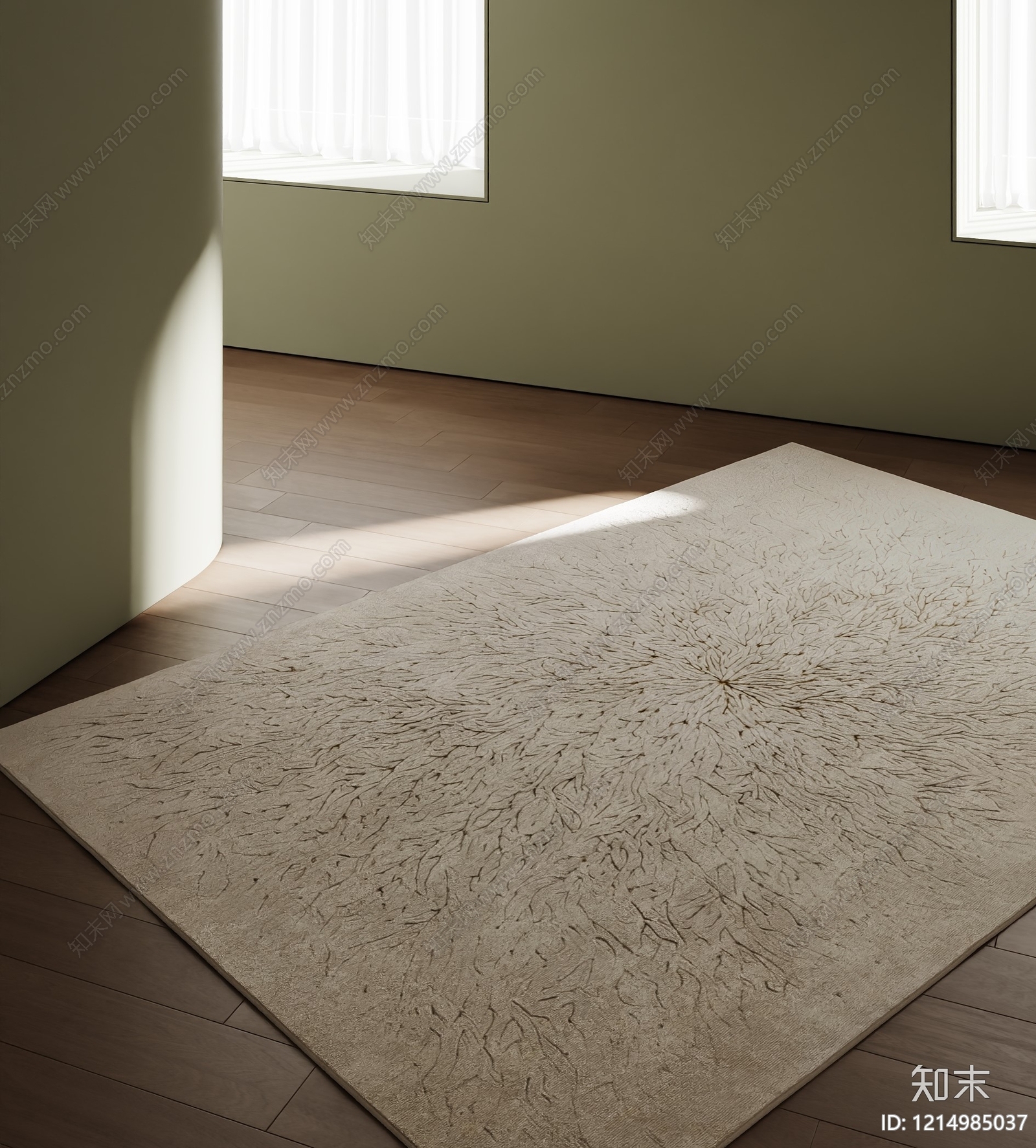 极简地毯3D模型下载【ID:1214985037】