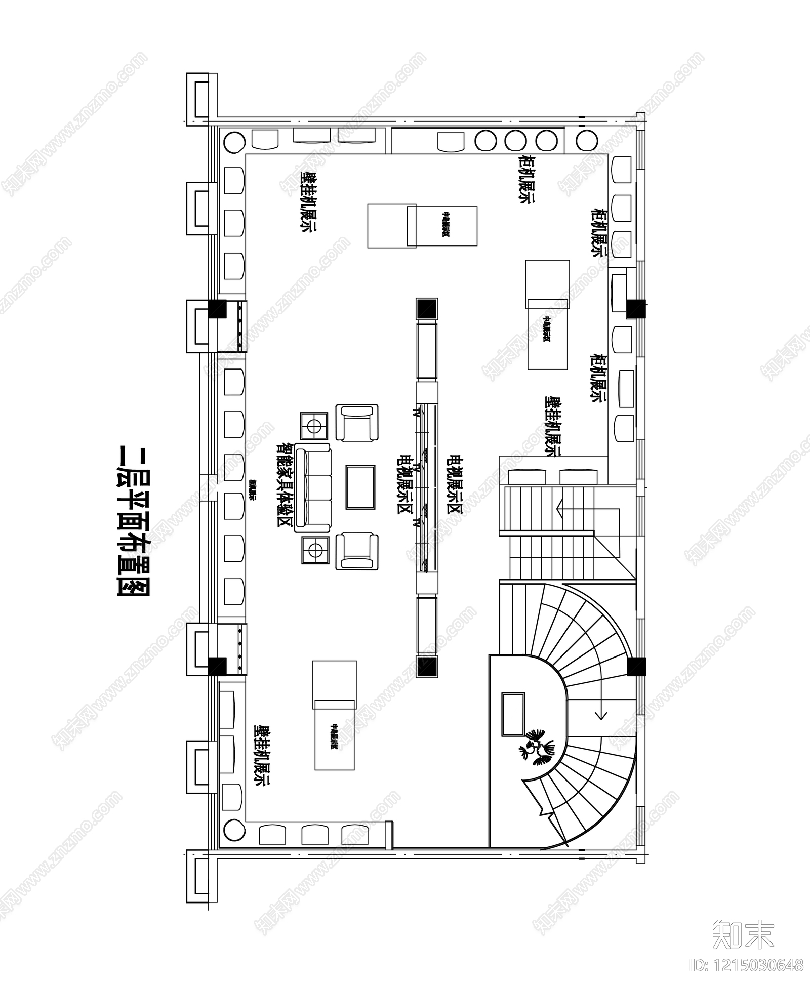 其他展厅cad施工图下载【ID:1215030648】