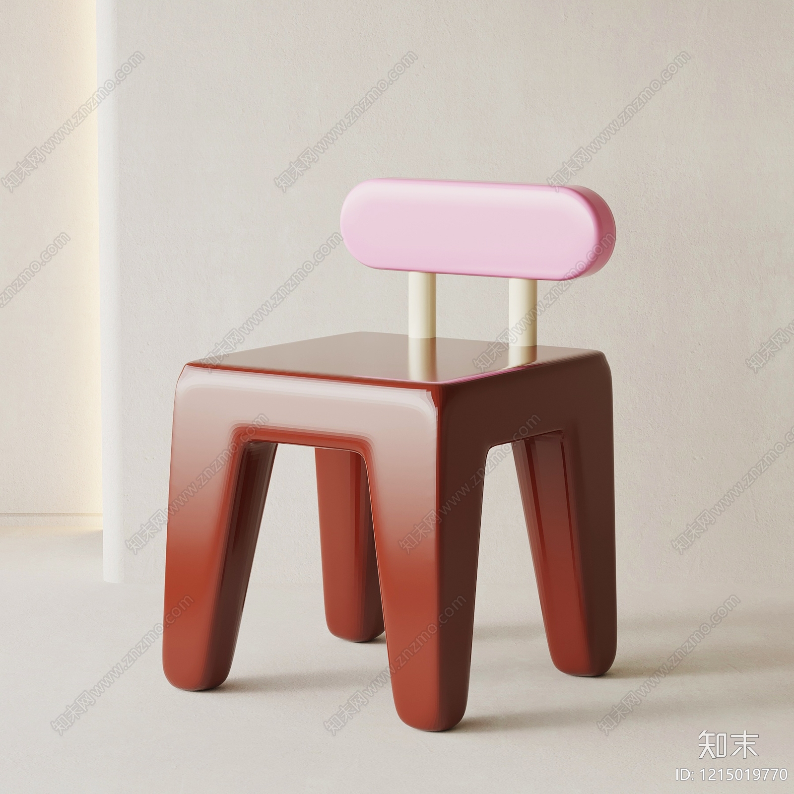 现代简约儿童椅3D模型下载【ID:1215019770】