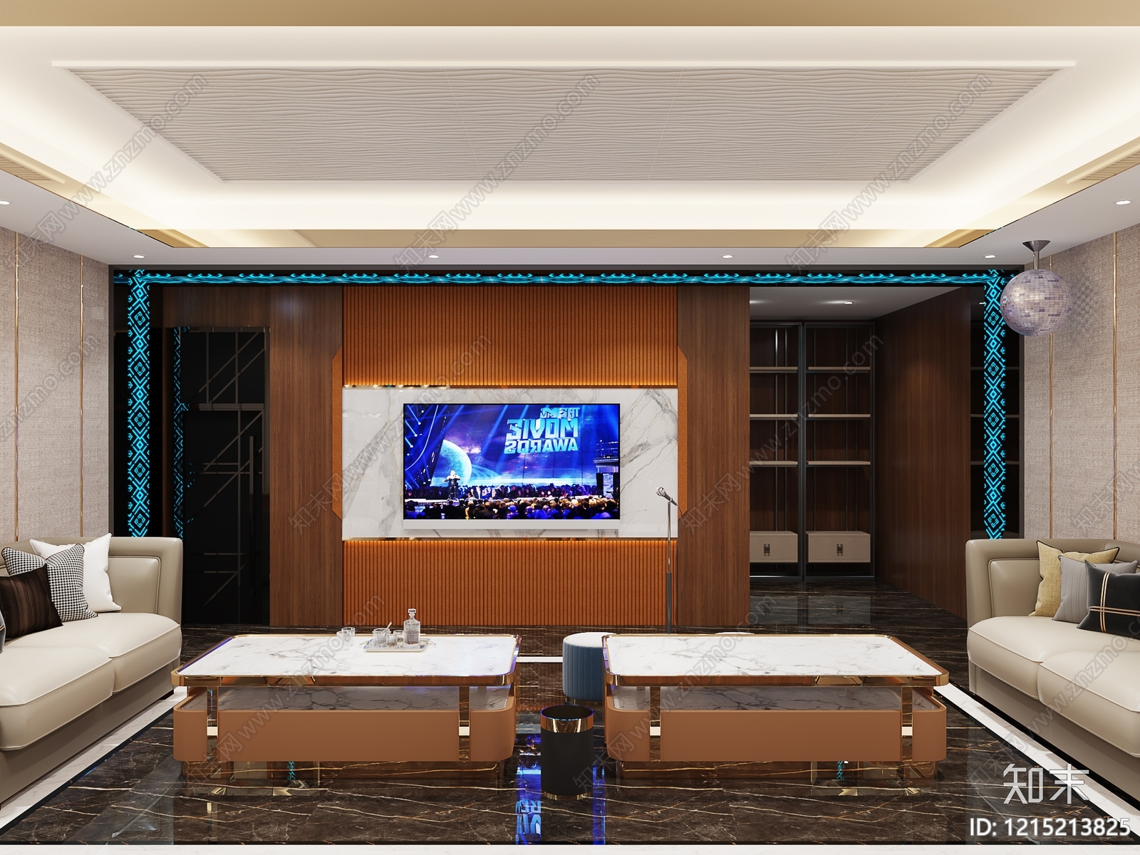 现代轻奢KTV3D模型下载【ID:1215213825】