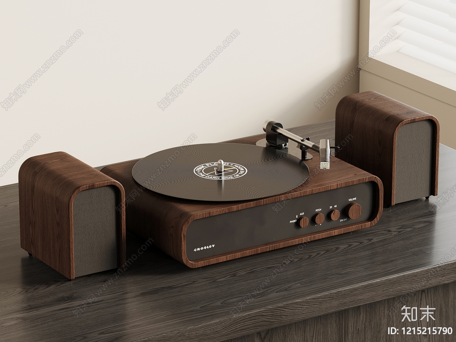 复古舞台音响3D模型下载【ID:1215215790】