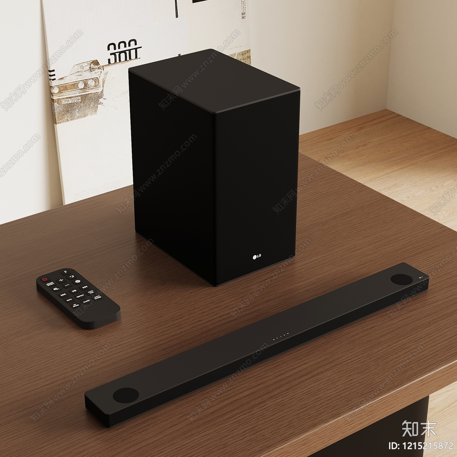 现代简约舞台音响3D模型下载【ID:1215215872】